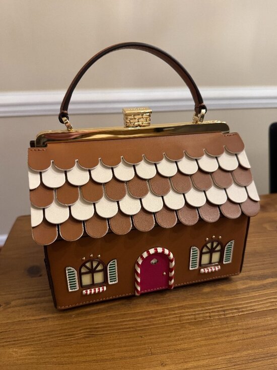 kate spade Handbags - Kate Spade Handbag Gingerbread House Crossbody Brown